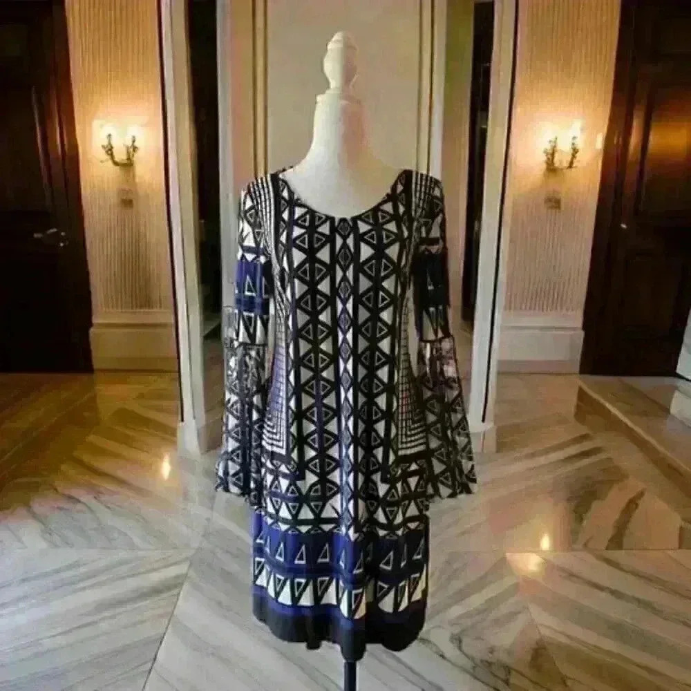 Multi Blue Dress